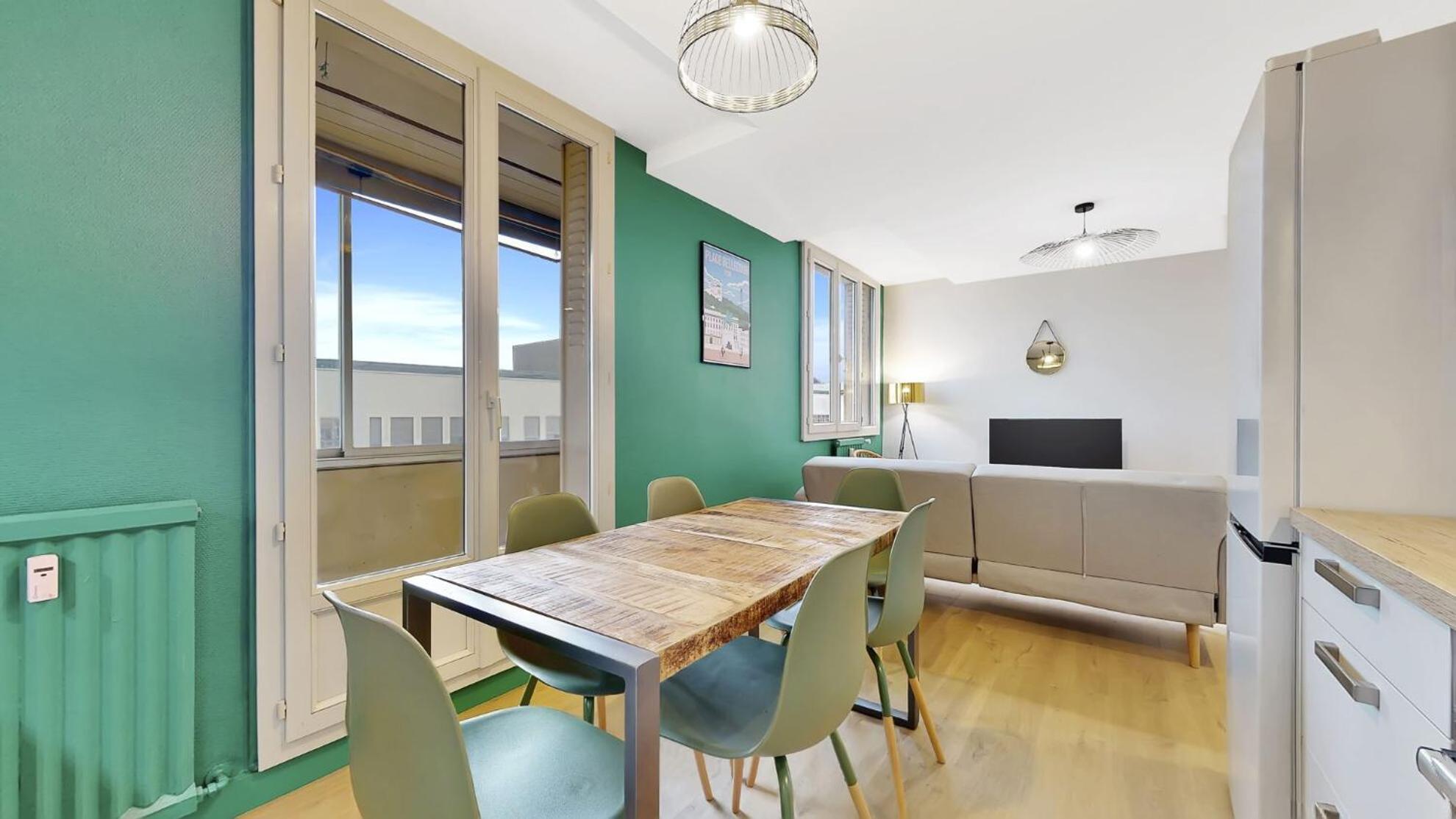 Appartement Neuf Pour 6, Parking Et Box, Au Calme Villeurbanne Exterior foto